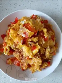 Make Plumbs, shrimp skin, fried eggs step 8