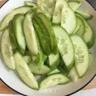Make Shrimp cucumber step 1