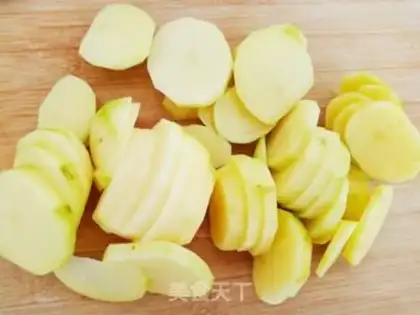 Make Potato smiles step 1