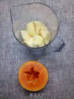 Make Pumpkin apple juice step 1
