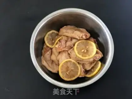 Make Lemon honey on the wings step 2