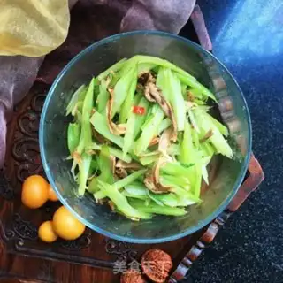 Make Fry, fried, celery step 9