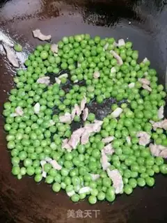 Make Spaghetti peas step 2