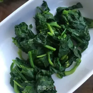 Make Spinach with root powder step 2