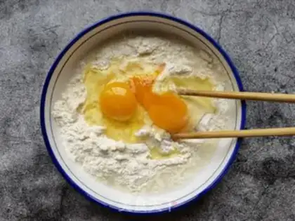 Make Mustard egg pancakes step 3