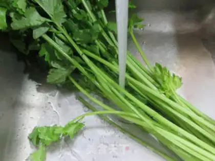 Make Celery with silk step 1