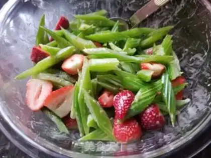Make Strawberry salad step 11