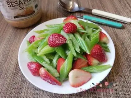 Make Strawberry salad step 12