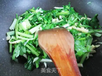 Make Celery with silk step 3