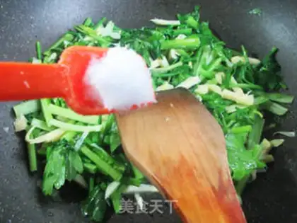 Make Celery with silk step 4
