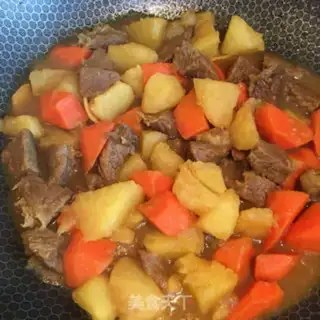 Make Curry potatoes and oxen step 8