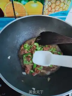 Make Chili fried intestines step 9