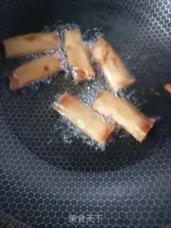 Make Spring rolls step 3