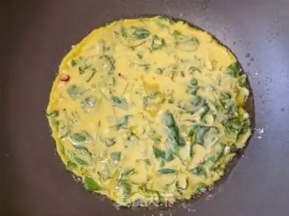 Make Mustard egg pancakes step 9