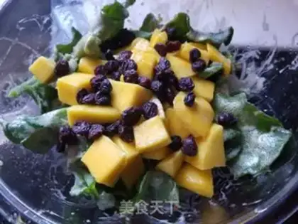 Make Sesame sauce ice salad step 6