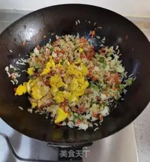 Make Five colours of rice rice step 6