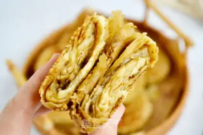Make No fermented soy pancakes step 12