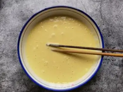 Make Potato egg pancakes step 2