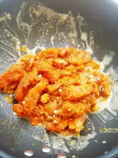 Make Salted egg pumpkin step 9