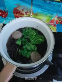 Make Meatball purple soup step 4