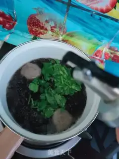 Make Meatball purple soup step 5