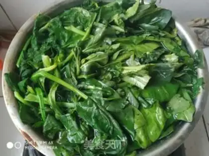 Make Spinach dumplings step 4
