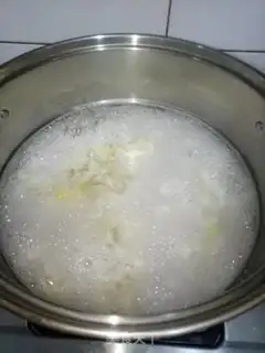 Make Silver ear milk for papayas step 4