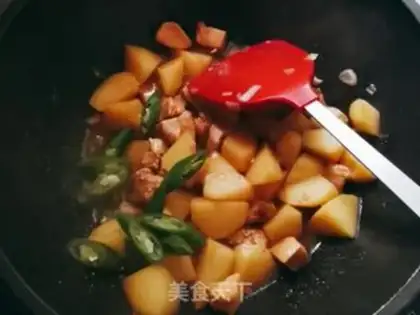 Make Potato chicken chest step 7
