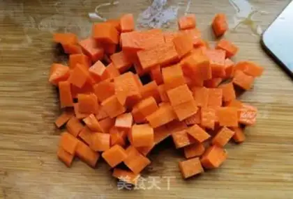 Make Carrot and egg fried rice step 0
