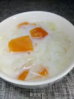 Make Silver ear milk for papayas step 9