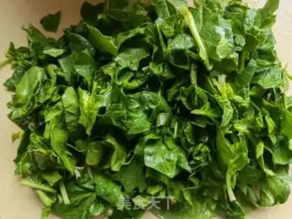 Make Steam spinach step 2