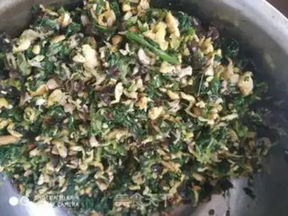 Make Spinach dumplings step 11