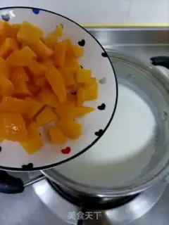 Make Mango pudding step 3