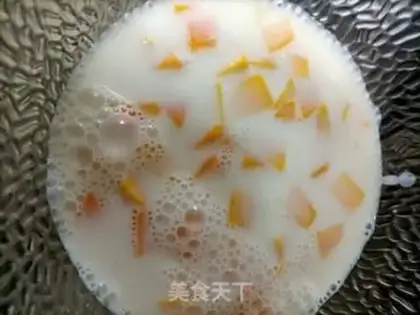 Make Mango pudding step 4