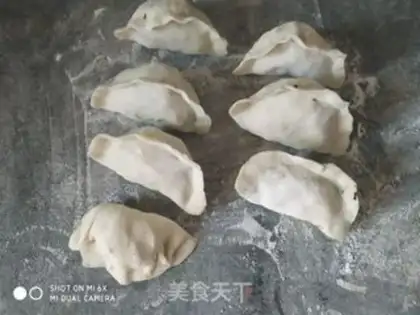 Make Spinach dumplings step 14