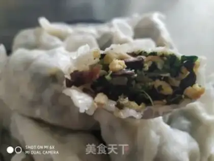 Make Spinach dumplings step 16