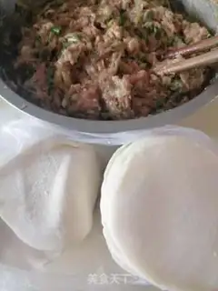 Make Fresh meat dumplings step 3