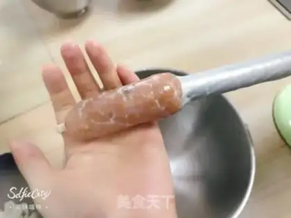 Make Cook machine sausage step 9