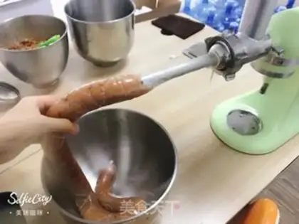 Make Cook machine sausage step 10