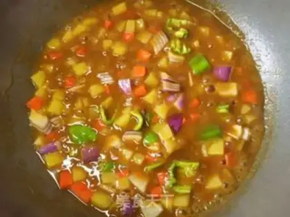 Make Curry potatoes step 14