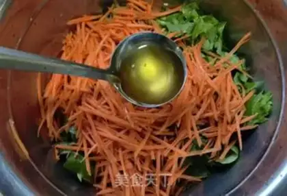 Make Celery leaves and carrots step 5