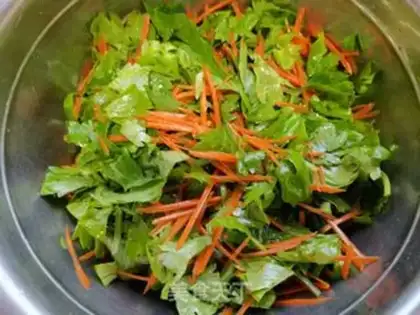 Make Celery leaves and carrots step 6