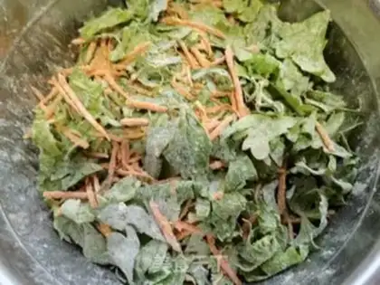 Make Celery leaves and carrots step 8