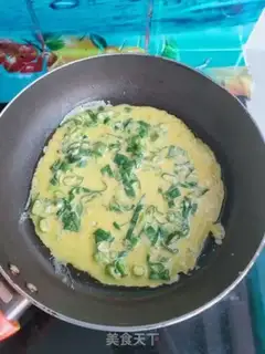 Make Onion eggcake step 4
