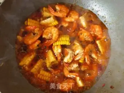 Make Spicy boiled shrimp step 16