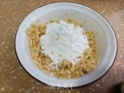 Make Apple rice cake step 2