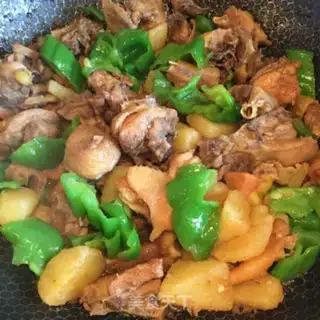 Make Potato chicken step 11