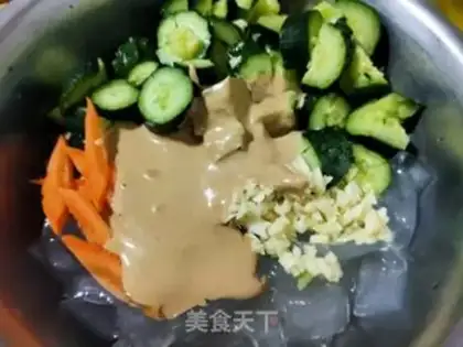 Make Sesame sauce with cold skin step 10