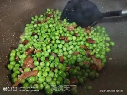 Make Hot chicken fried peas step 5