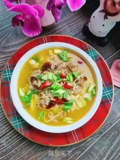Make Sour soup, fat cow step 12